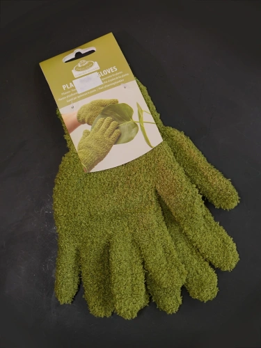 Rękawice z mikrofibry do pielęgnacji roślin Zielone