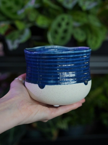 Osłonka ceramiczna Niebieska Blopp ⌀9cm