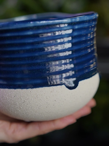 Osłonka ceramiczna Niebieska Blopp ⌀9cm