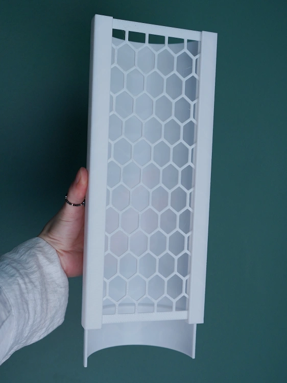 Palik na mech Modułowy Plastikowy Biały 29cm