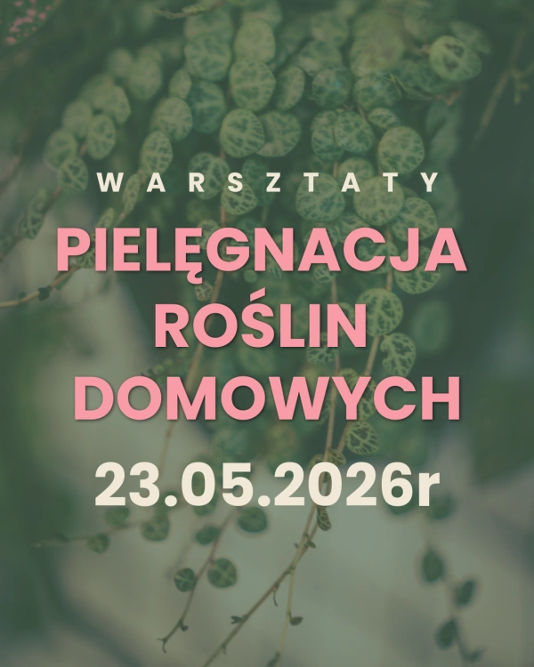 Warsztaty z pielęgnacji roślin domowych - 23.05.2026r