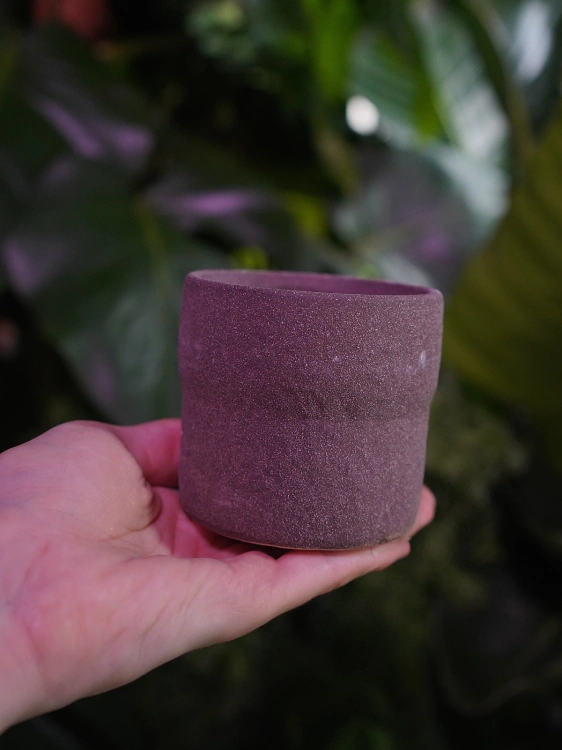 Osłonka ceramiczna Czarka Ciemny brąz ⌀6cm
