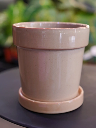 Osłonka ceramiczna Byske Beżowa Ø12cm