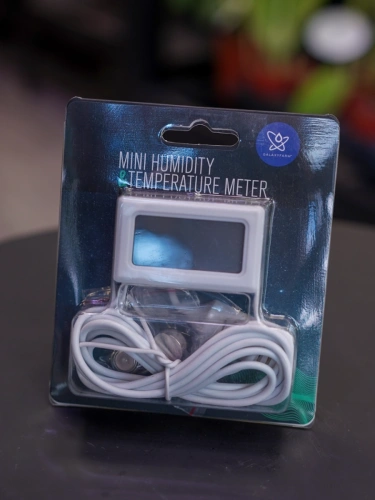 Mini termometr i higrometr Galaxyfarm Biały