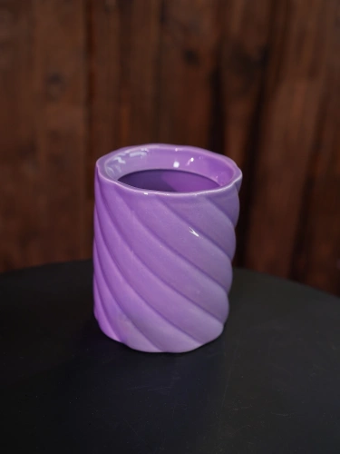 Osłonka ceramiczna Fioletowa Wysoka Bonbon ⌀6cm