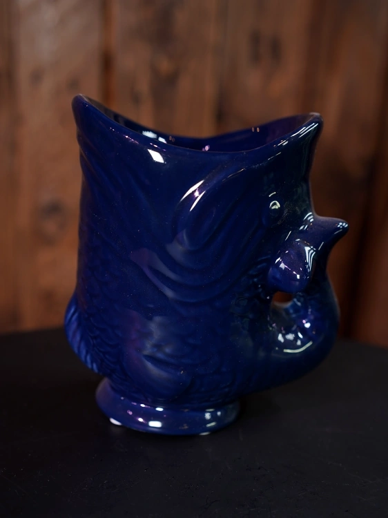 Osłonka Ceramiczna Granatowa Fishy ⌀6cm